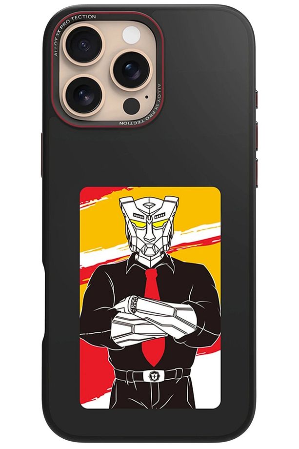 İphone 16 Pro Max Kılıf Akıllı NFC Ekran Özellikli Kişileştirilebilir Yansıtılabilir Smart Cover - 3