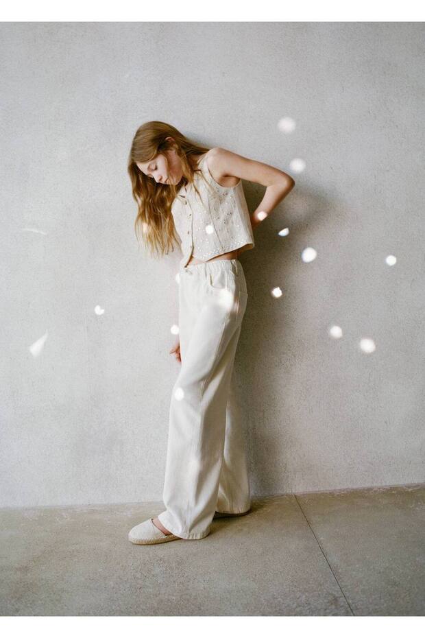 Ayna işlemeli yelek - 5