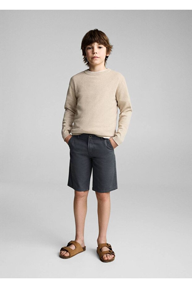 Kırçıllı pamuklu kazak - 2