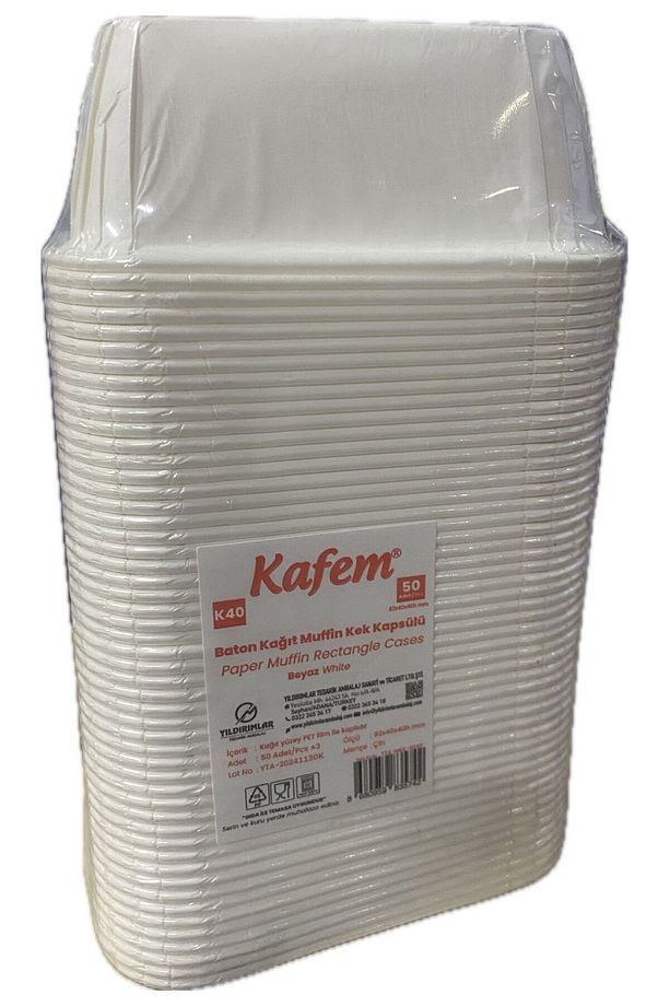 Baton Kağıt muffin Kek Kapsülü 50 Adet - 2