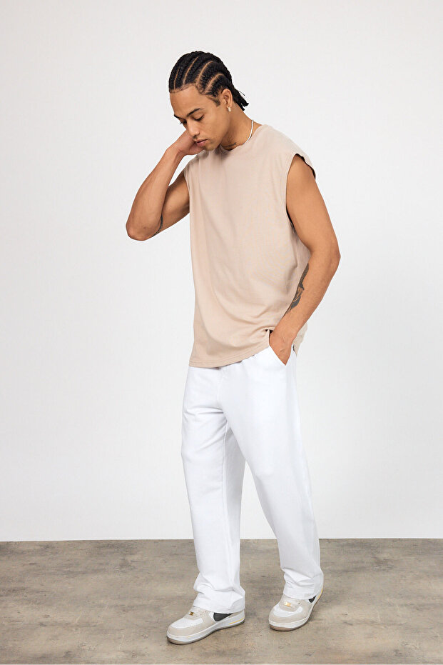 قميص داخلي مريح من القطن الممشط للرجال مقاس كبير - 3