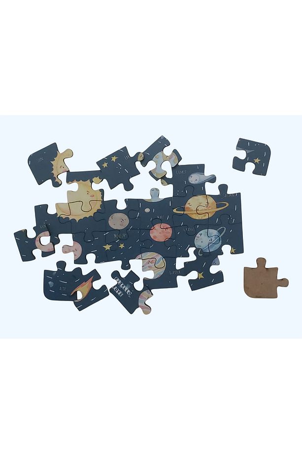 Solar System - Güneş Sistemi / Small Puzzle 3-7 Yaş 24 Parça - 2