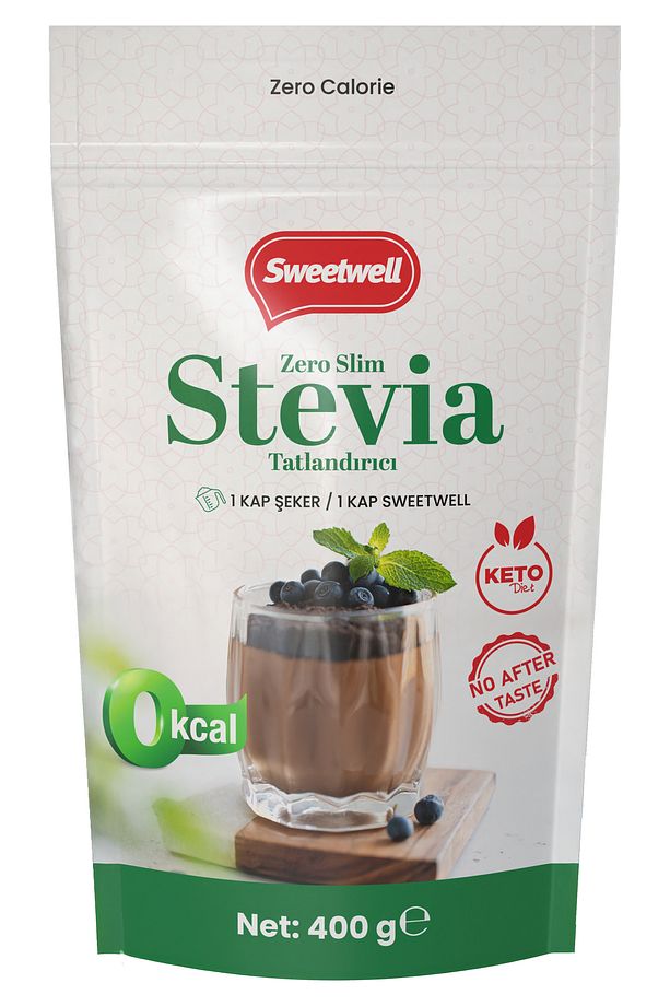 Zero Slim Stevia & Eritritol Tatlandırıcı 400 Gr x 3 Adet Şekersiz, 0 Kalori, Keto ve Vegan Uyumlu - 7