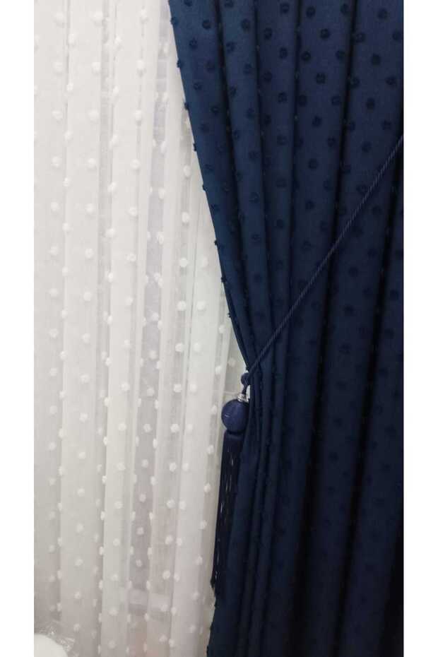 Pompom Patterned Fund Curtain