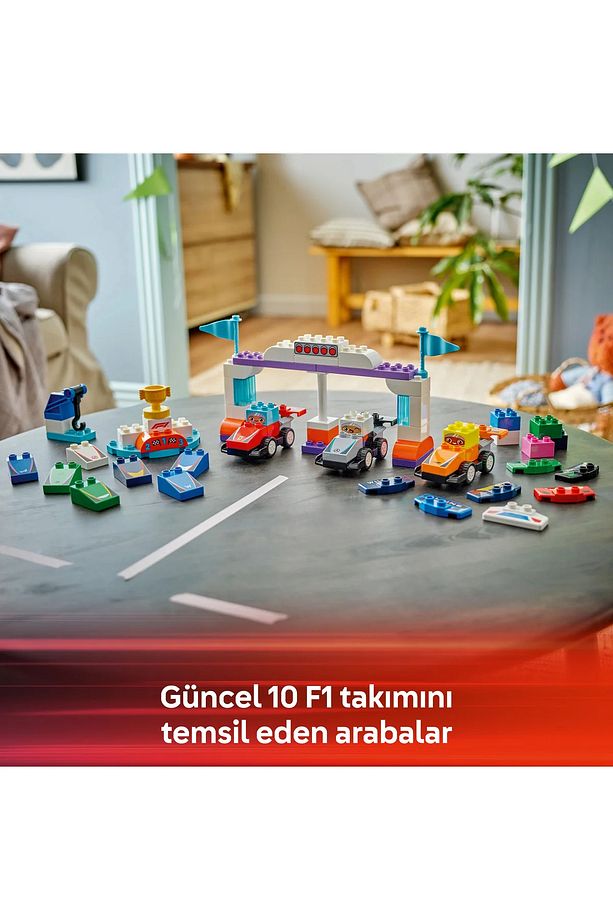 ® DUPLO® F1® Takımı Yarış Arabaları ve Sürücüler 10445 - 2+ Eğitici Oyuncak Yapım Seti (70 Pr) - 8
