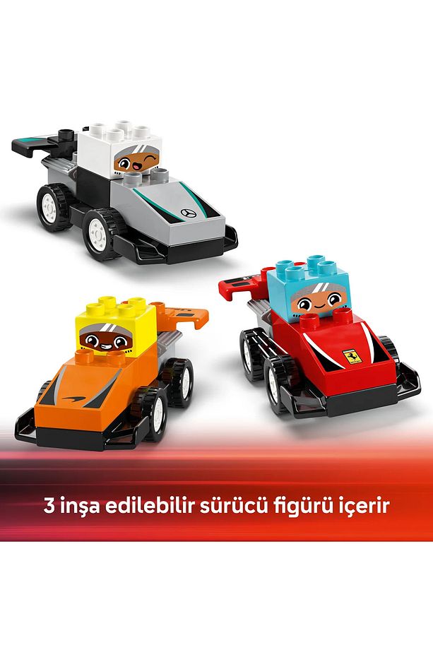 ® DUPLO® F1® Takımı Yarış Arabaları ve Sürücüler 10445 - 2+ Eğitici Oyuncak Yapım Seti (70 Pr) - 7