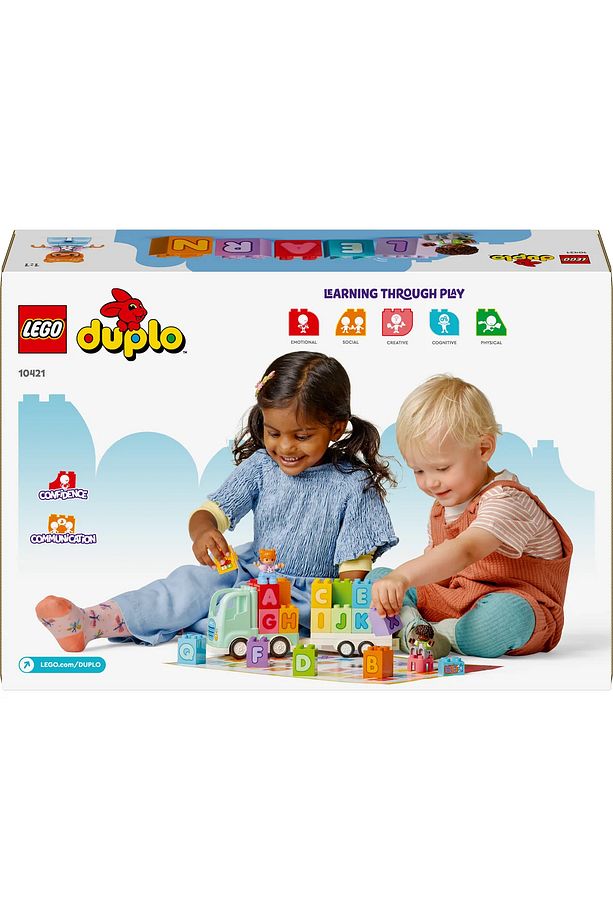 ® DUPLO® Alfabe Kamyonu 10421 - 2+ Eğitici Oyuncak Yapım Seti (36 Parça) - 5