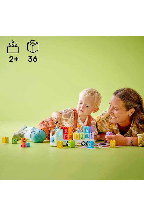 ® DUPLO® Alfabe Kamyonu 10421 - 2+ Eğitici Oyuncak Yapım Seti (36 Parça) - 6