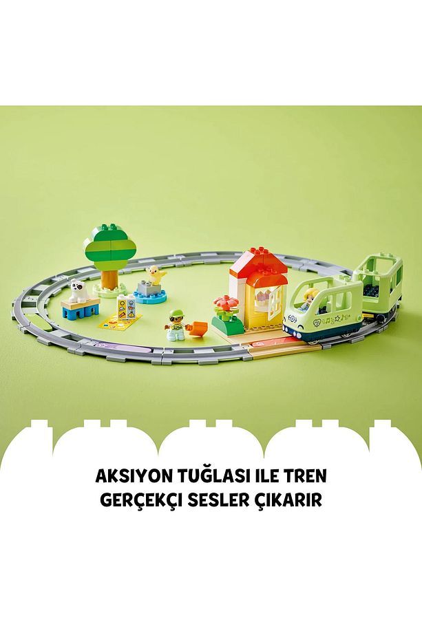 ® DUPLO® İnteraktif Macera Treni 10427 - 2+ Eğitici Oyuncak Yapım Seti (57 Parça) - 10