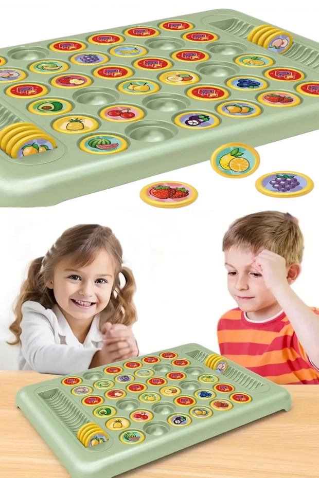 Fruit Vegetable Matching Pairing Memory Game Interactive Learning Logic Educational Toy - 1