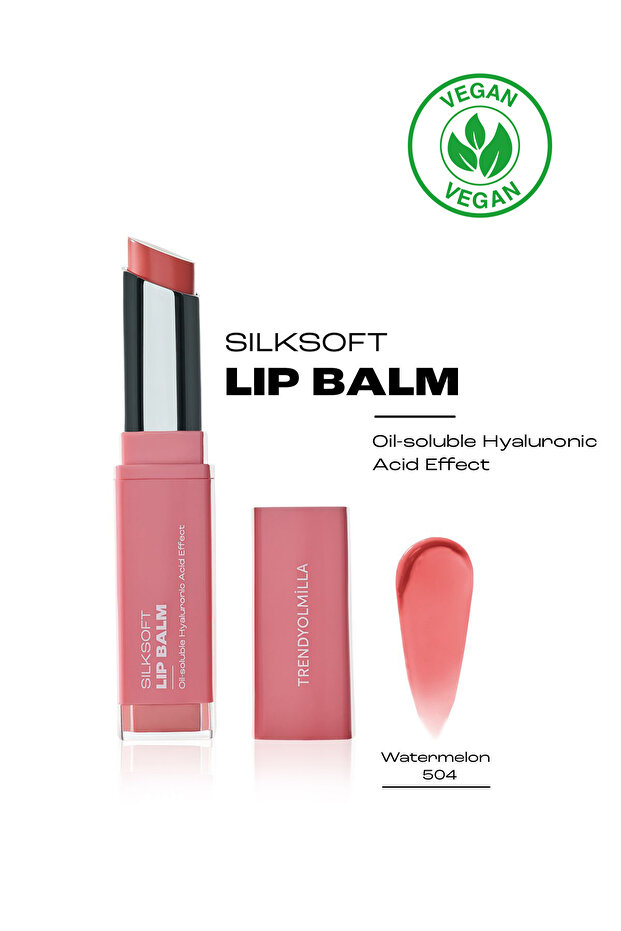 Shea Yağı İçeren Nemlendirici Vegan Renkli Dudak Balmı Watermelon TKZAW25PG00000 - 1
