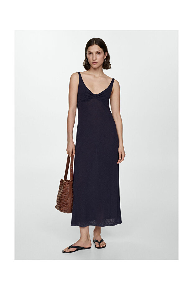 Hellblaues Damenkleid 77020371 - 7