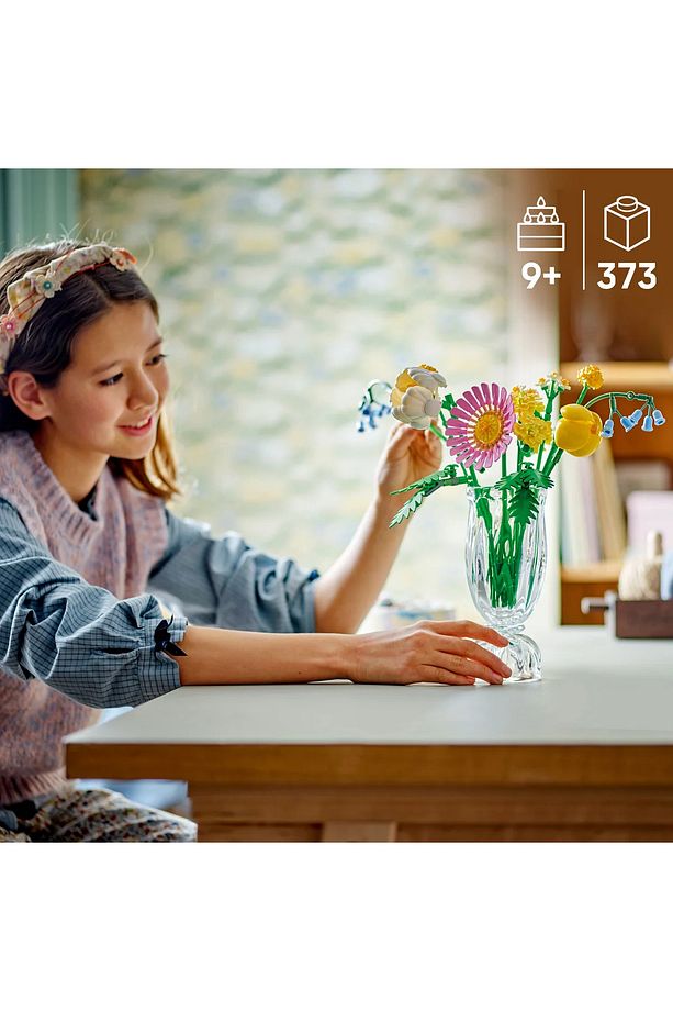 ® Botanicals Küçük Sarı Buket 10347 - 9+ Çiçek Model Yapım Seti (373 Pr) - 8