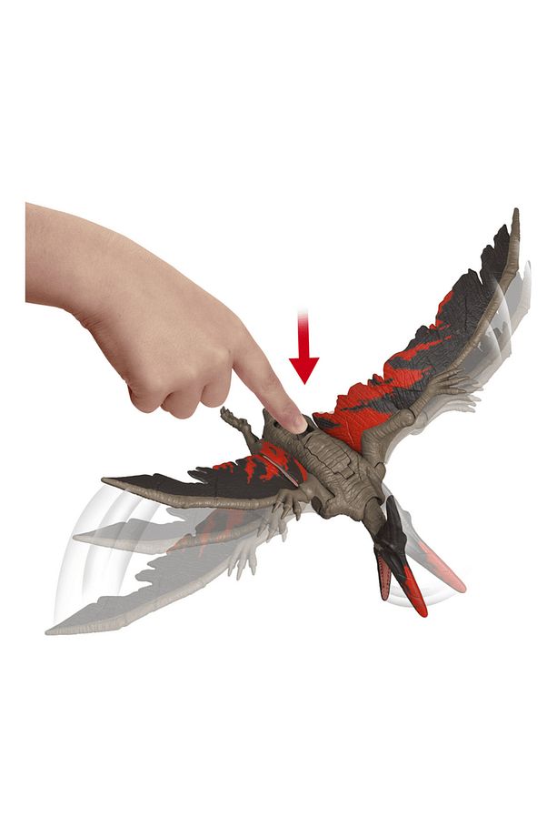Jurassic World Chaos Theory Pteranodon Figürü – Sesli ve Hareketli Dinozor Oyuncağı (4+ Yaş) 28cm - 3