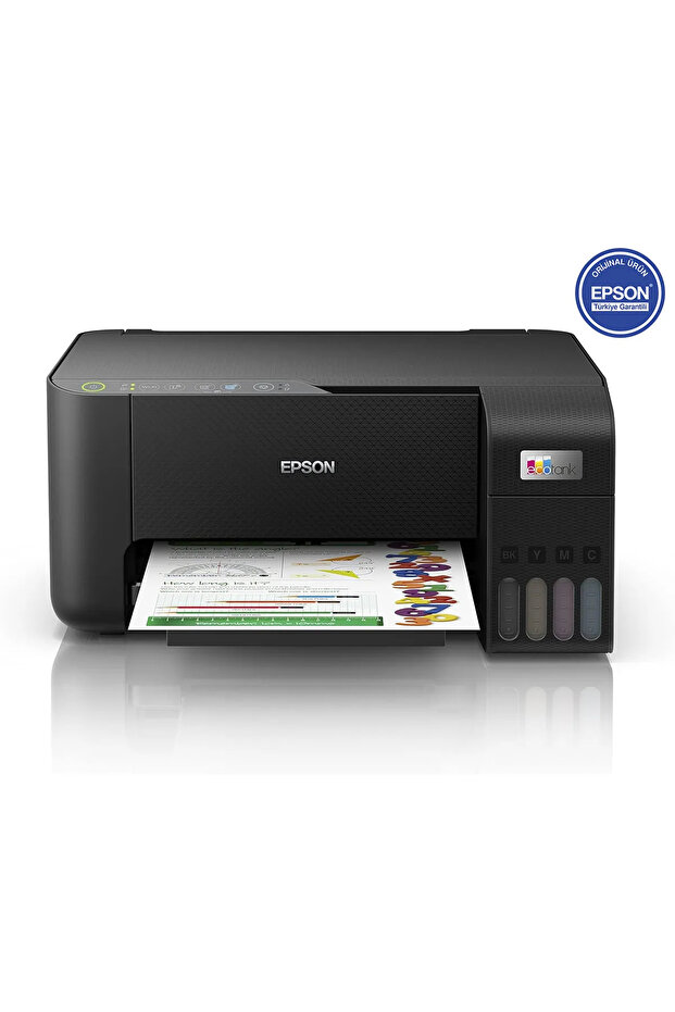 Epson EcoTank L3250 Wi-Fi + Tarayıcı + Fotokopi Renkli Çok Fonksiyonlu Tanklı Mürekkep Püskürtmeli Yazıcı