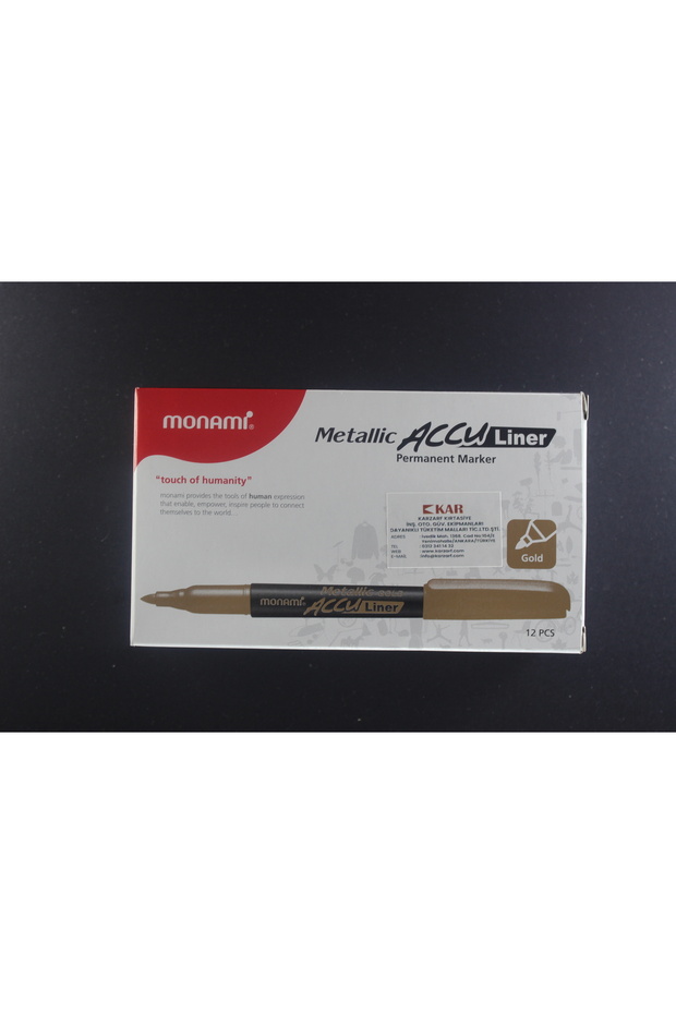 Acculiner Altın Permanent Marker Davetiye Kalemi 1,5 MM Uç 1 Adet - 5