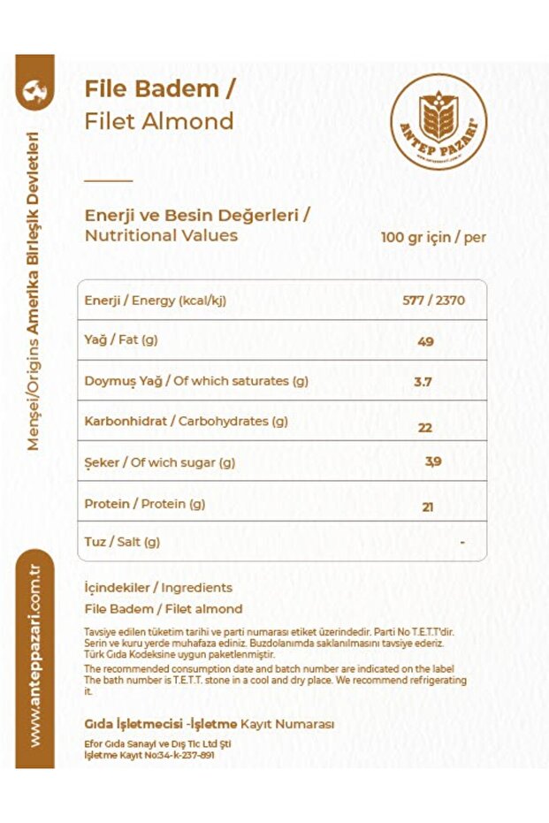 File Badem - 200 gr - 4