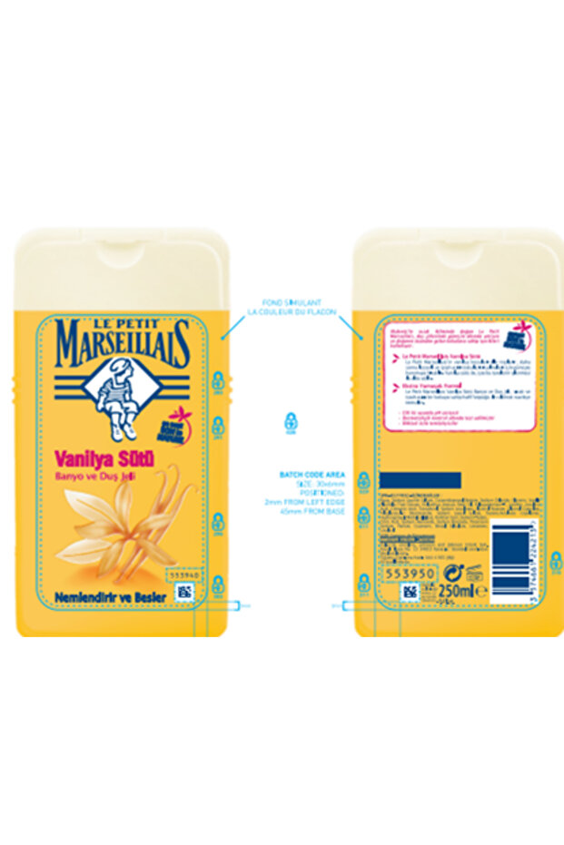 Vanilya Sütü Duş Jeli 250 Ml - 3