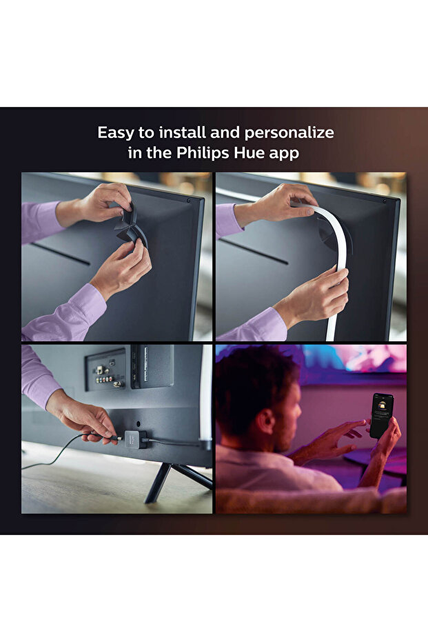 Hue Lightstrip Gradient Tv 65" Akıllı Led Şerit - 9