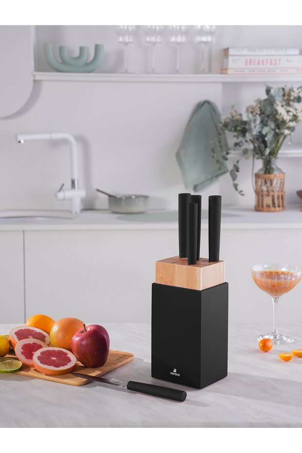 Viego 6 Parça Bıçak Seti Black