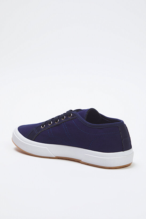 Koyu Lacivert Bağcıklı Unisex Spor Ayakkabı TAKSS25SN00056 - 6