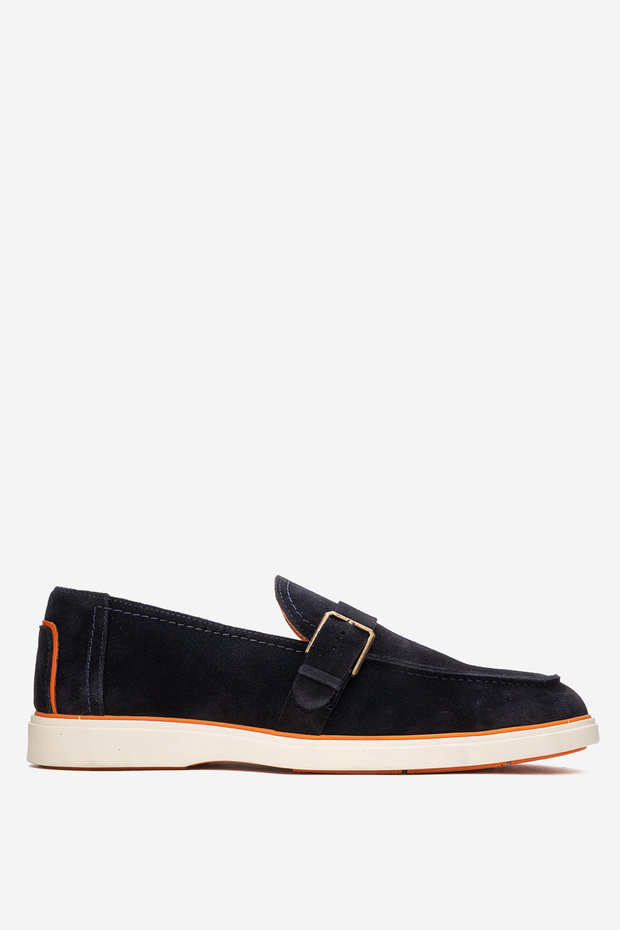 Cr2406 Men's Light Sole Loafer with Buckle Detail