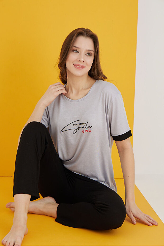 VİSKON PİJAMA TAKIMI - 1