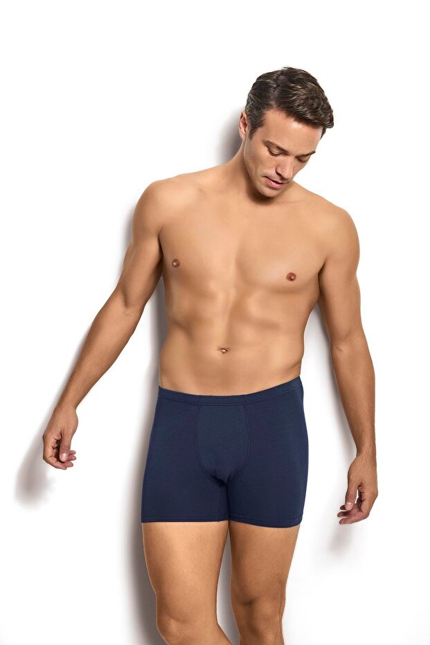 Erkek Bambu Lacivert Boxer 278 - 1