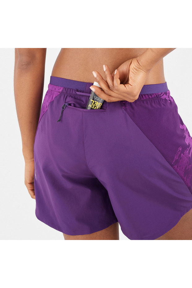 CROSS 5" Kadın Koşu Şortu Sparkling Grape LC1891100 - 3