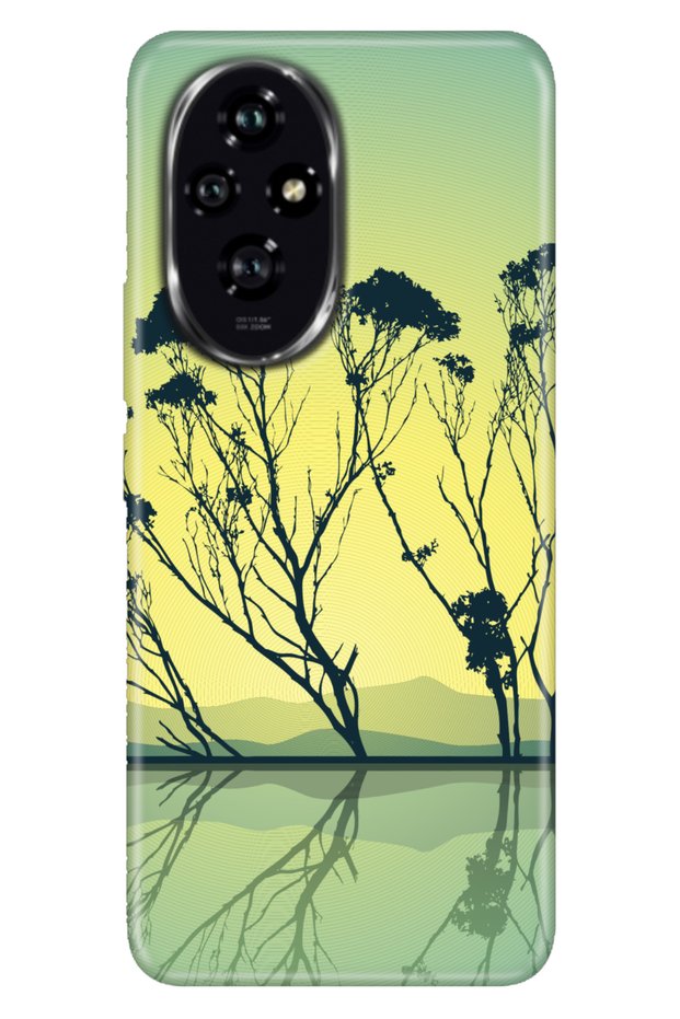 Huawei Honor 200-Pro Compatible Case Vintage Silicone Printed Cover Sunset Amazon