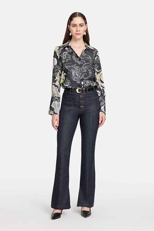 SİYAH DESENLİ GÖMLEK - 2