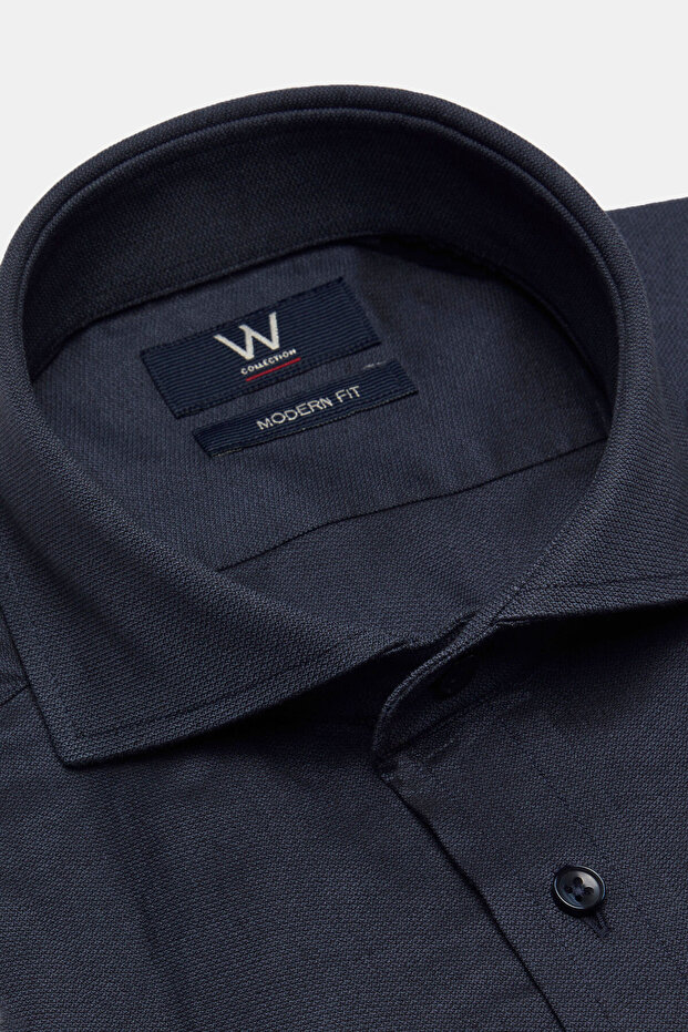 LACİVERT GÖMLEK - 3