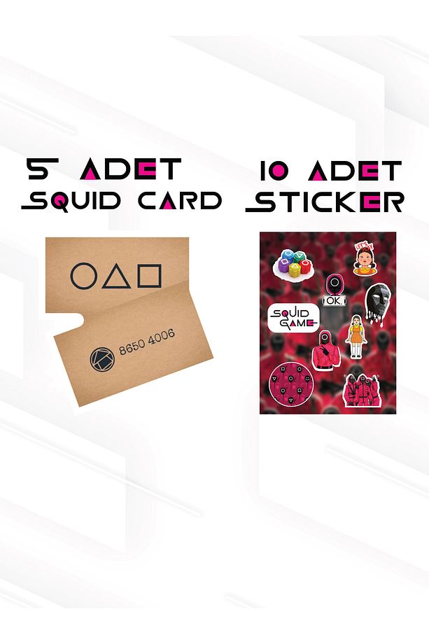 Squid Game Her Şey Dahil Oyun Seti - Squid Game Tüm Oyunlar Dahil Set - Squid Game Oyunları - 7