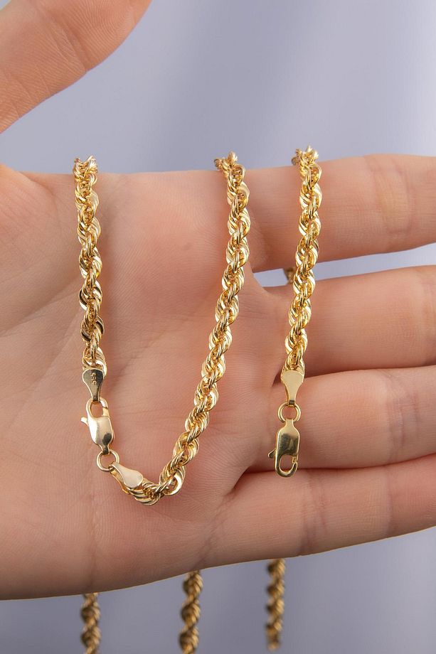 14 Ayar Altın Işıltılı Burgu Set 3.90 mm - 4