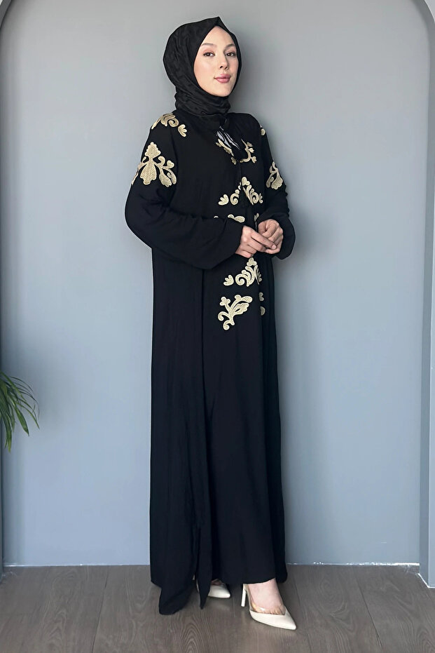 Hürrem Motif Nakışlı Elbise SK-8440 - 3