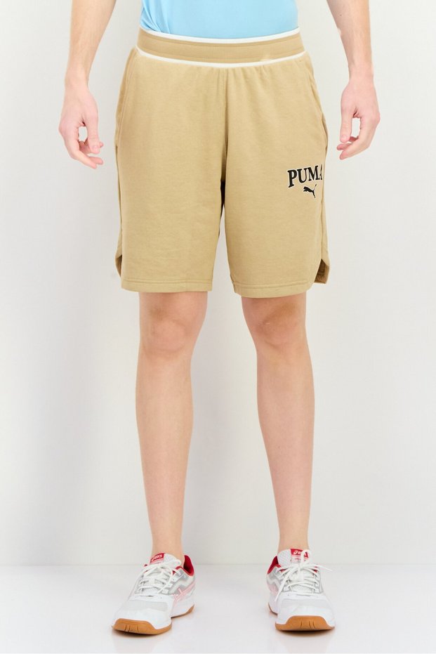 Men Sportswear Fit Outdoor Shorts, Beige