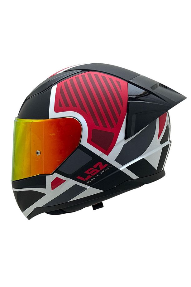 RAPID 2 GRID BEYAZ-KIRMIZI KASK FULL SET - 1