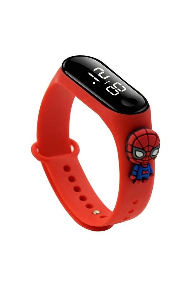 Revopro Spider Man Örümcek Adam Dokunmatik Dijital Çocuk Saat Red-k - 2