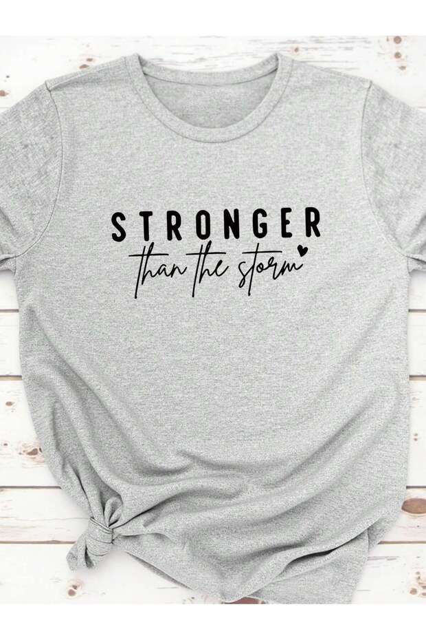 Unisex Printed Oversize Crew Neck T-shirt