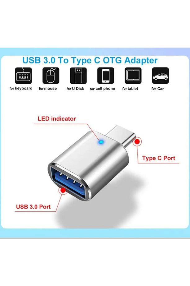 Usb A 3.0 To Type C Jet Hızında Dönüştürücü Usb C Metal Kasa Isınmaz - 1