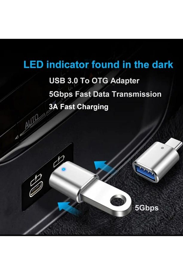 Usb A 3.0 To Type C Jet Hızında Dönüştürücü Usb C Metal Kasa Isınmaz - 3