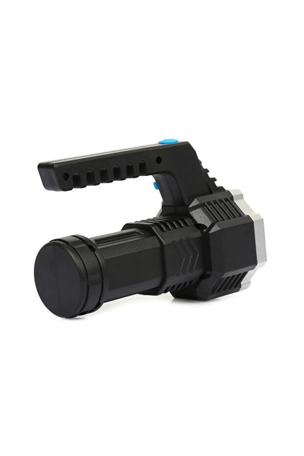 PS-3879 USB Şarj Göstergeli Şarj Edilebilir 7*XPE +COB Led El Feneri - 3