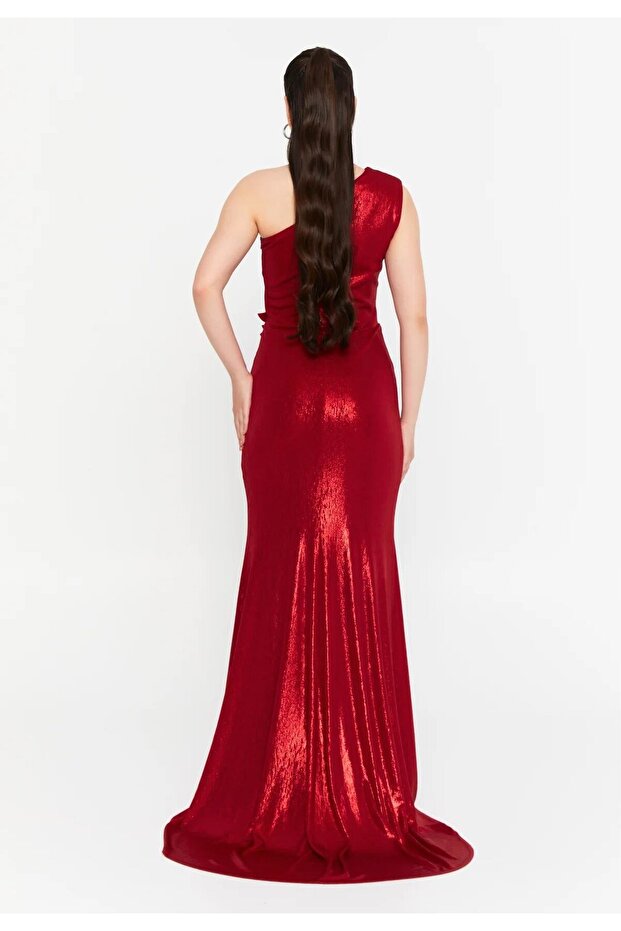 6005SIM ÖRME SIVAMA LAME ELBİSE - 3