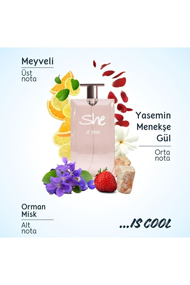 Cool Kadın Parfümü Edt 50 ml - 2