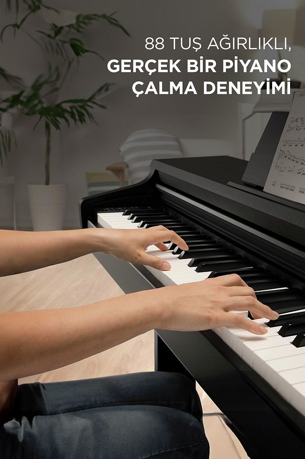 Kdp75b Siyah Dijital Piyano (TABURE & KULAKLIK HEDİYELİ) - 2