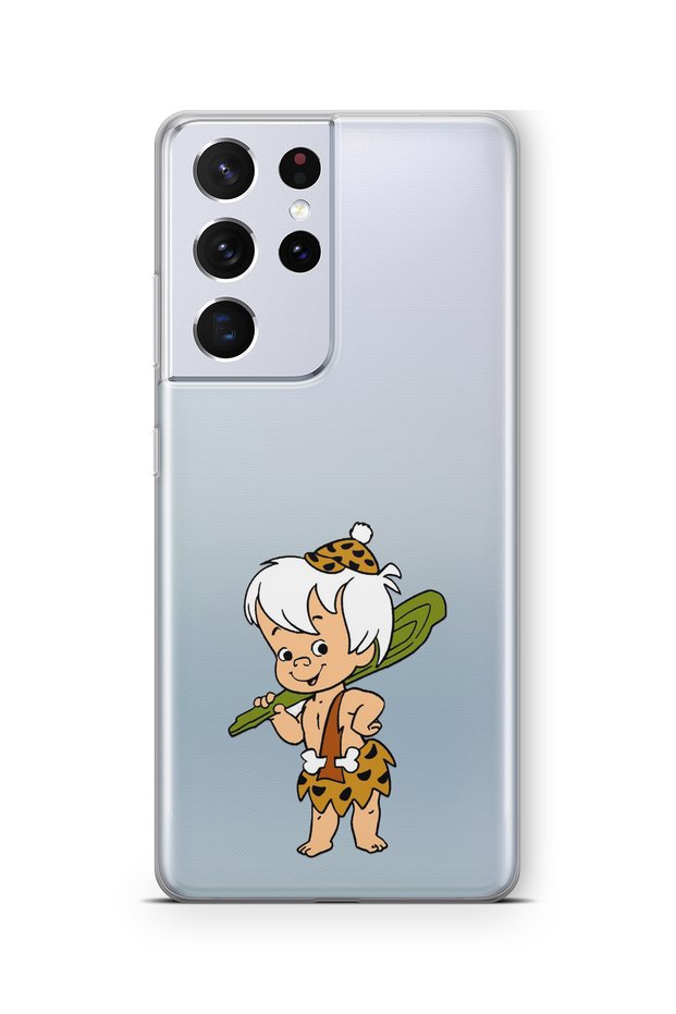 حافظة شفافة مطبوعة بتصميم بامبام رابل متوافقة مع هاتف سامسونج جالاكسي S21 الترا