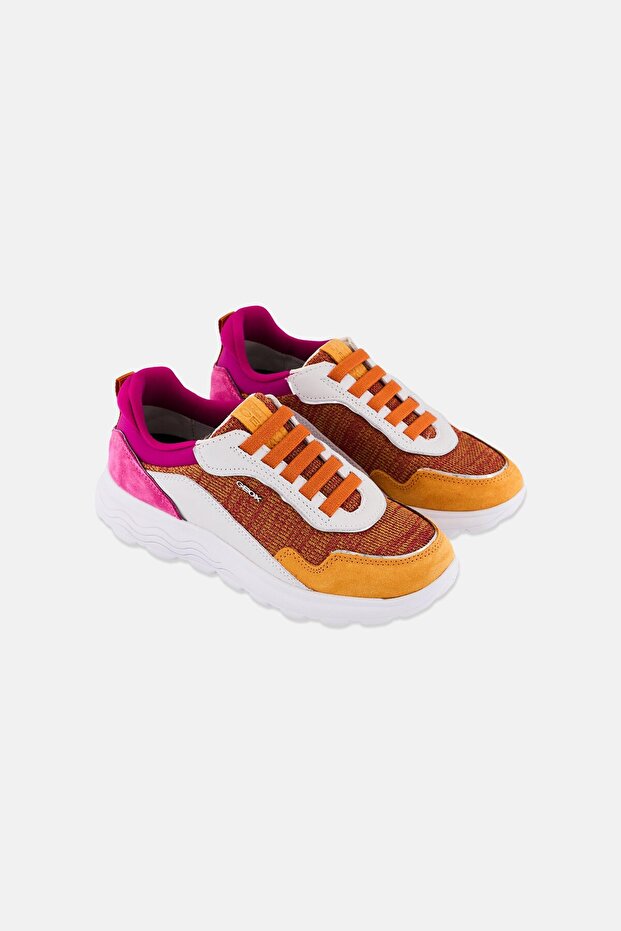 Women Spherica Slip On Casual Sneaker, Orange