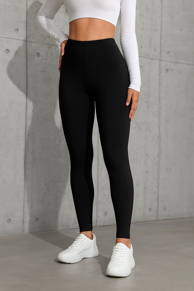 Női pamut fésült szövet Harisnya - 1