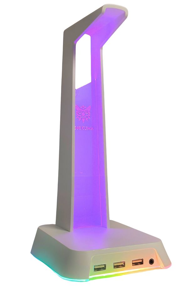 Onikuma -2 - Rgb Kulaklık Tutucu - Kulaklık Standı - Gamer Yayıncı Setup - 9