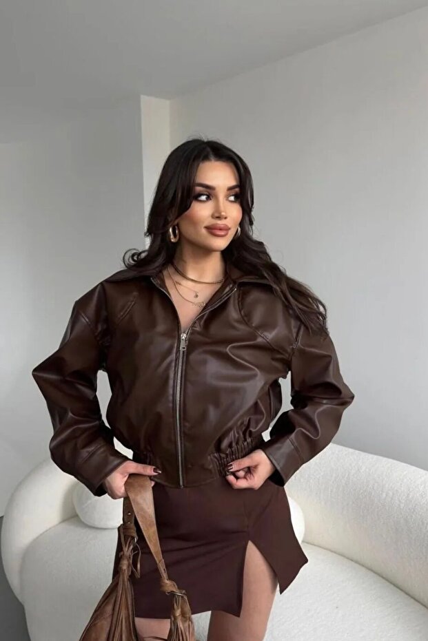 Kadın Deri Ceket - 3